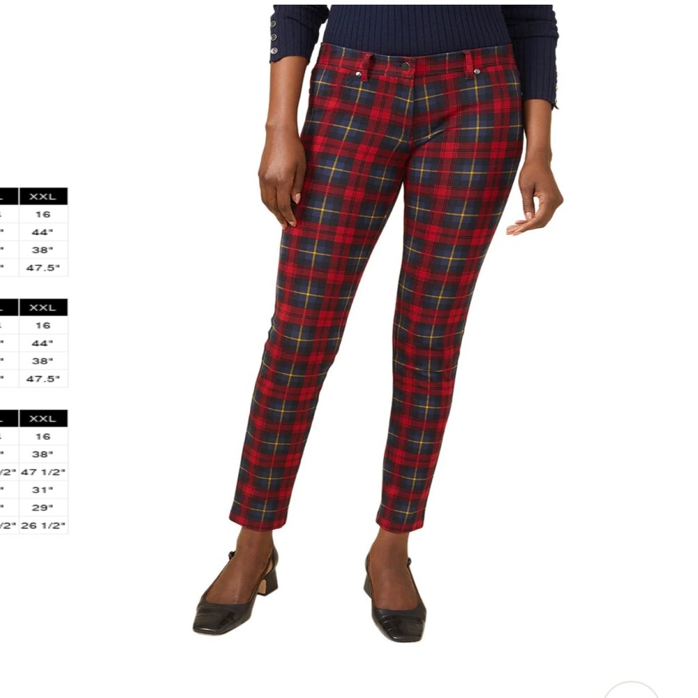 J McLaughlin Becca Christmas leggings low rise. Medium
